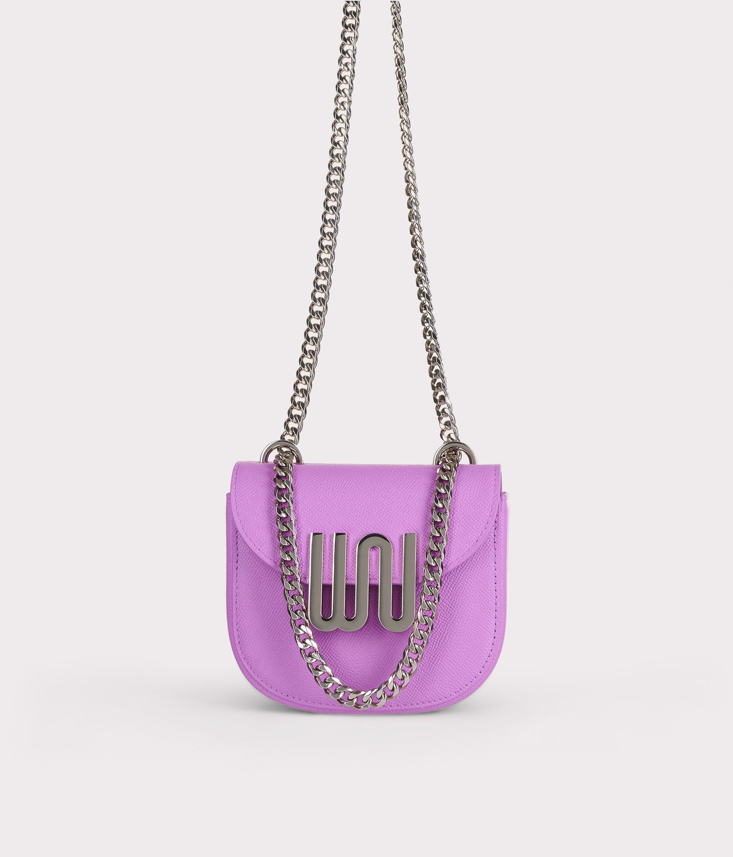 Citrine Violette shoulder bag in vibrant orchid leather