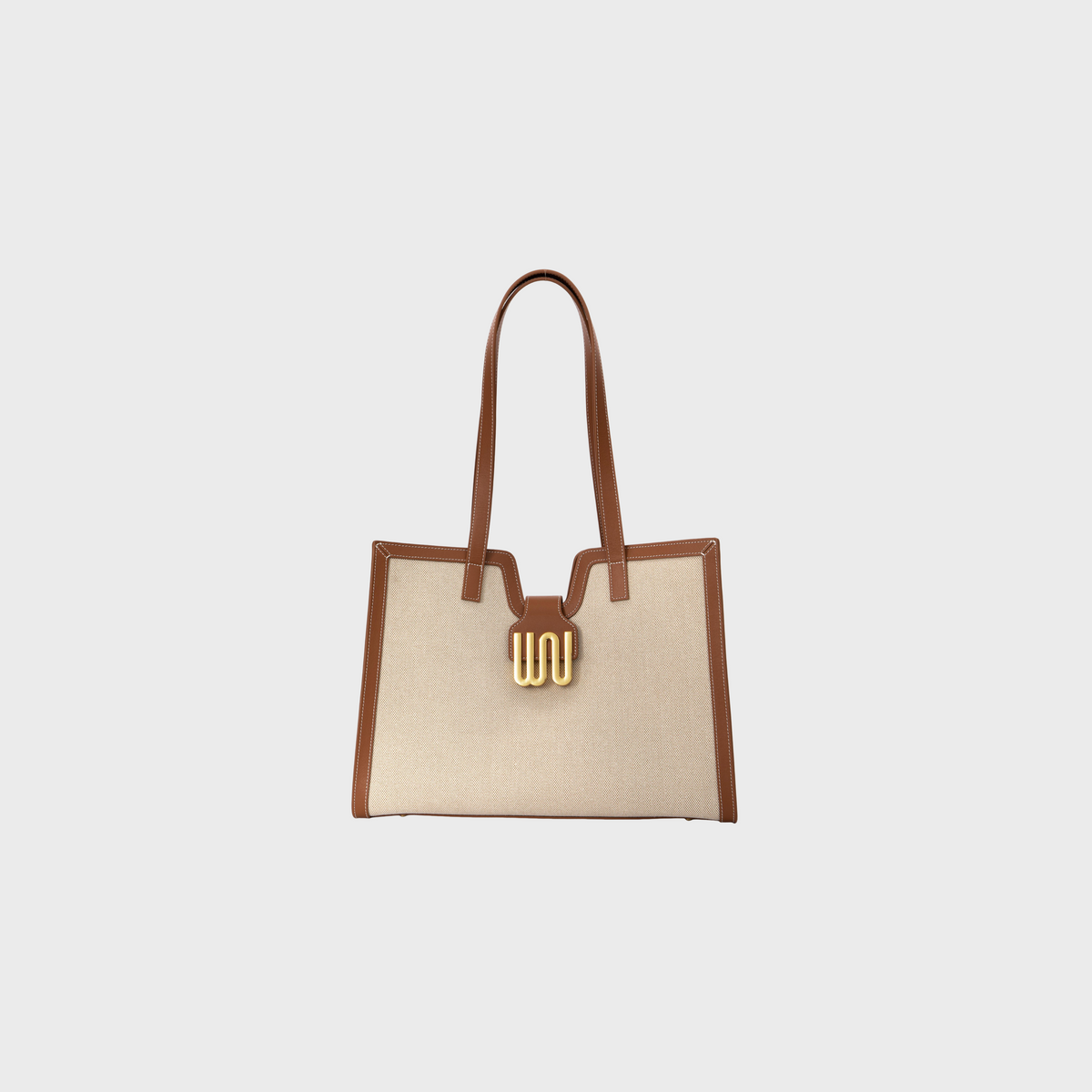 Obsidian Toffee large tote in soft grain leather