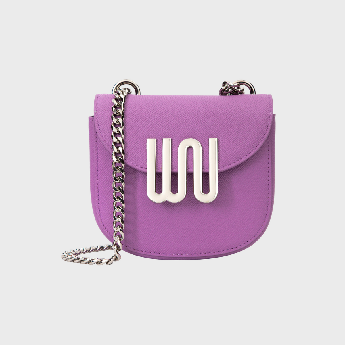 Citrine Violette shoulder bag in vibrant orchid leather