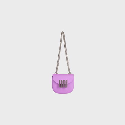 Citrine Violette shoulder bag in vibrant orchid leather