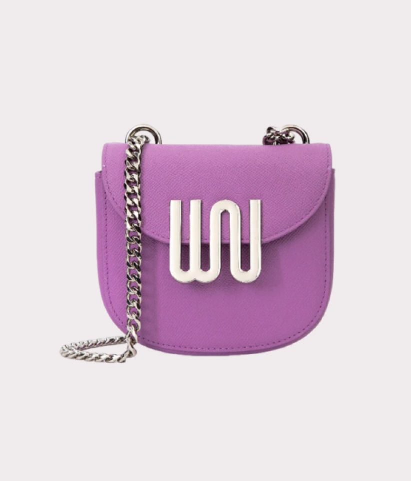 Citrine Violette shoulder bag in vibrant orchid leather