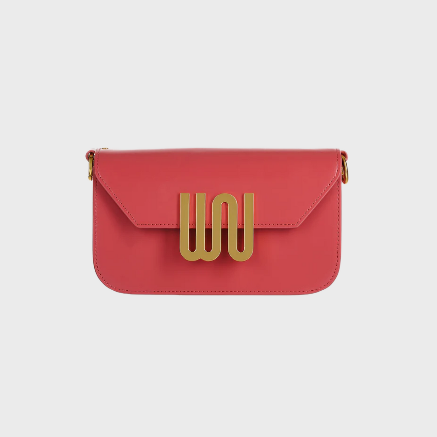Garnet Ruby Rouge shoulder bag in deep ruby-red leather