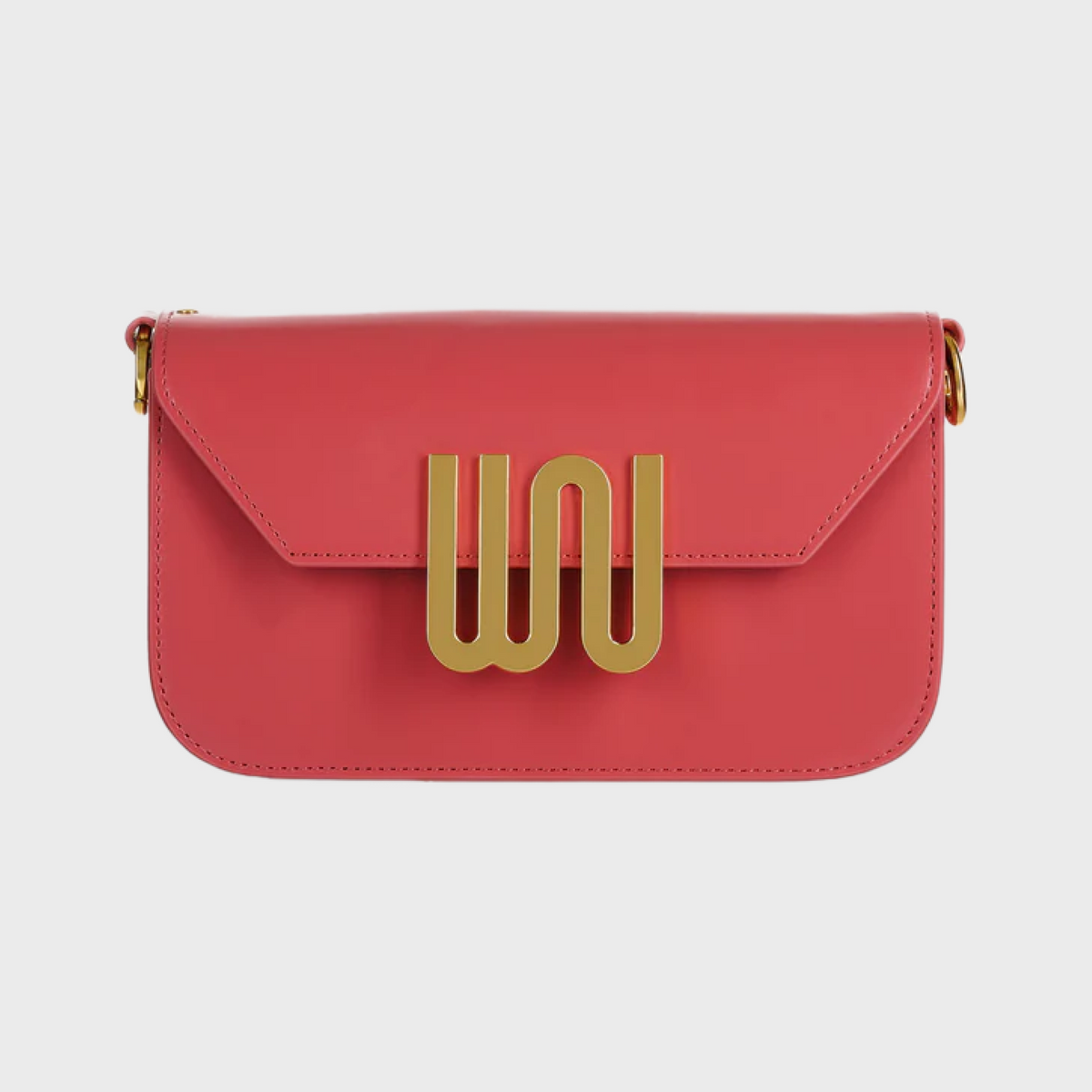 Garnet Ruby Rouge shoulder bag in deep ruby-red leather