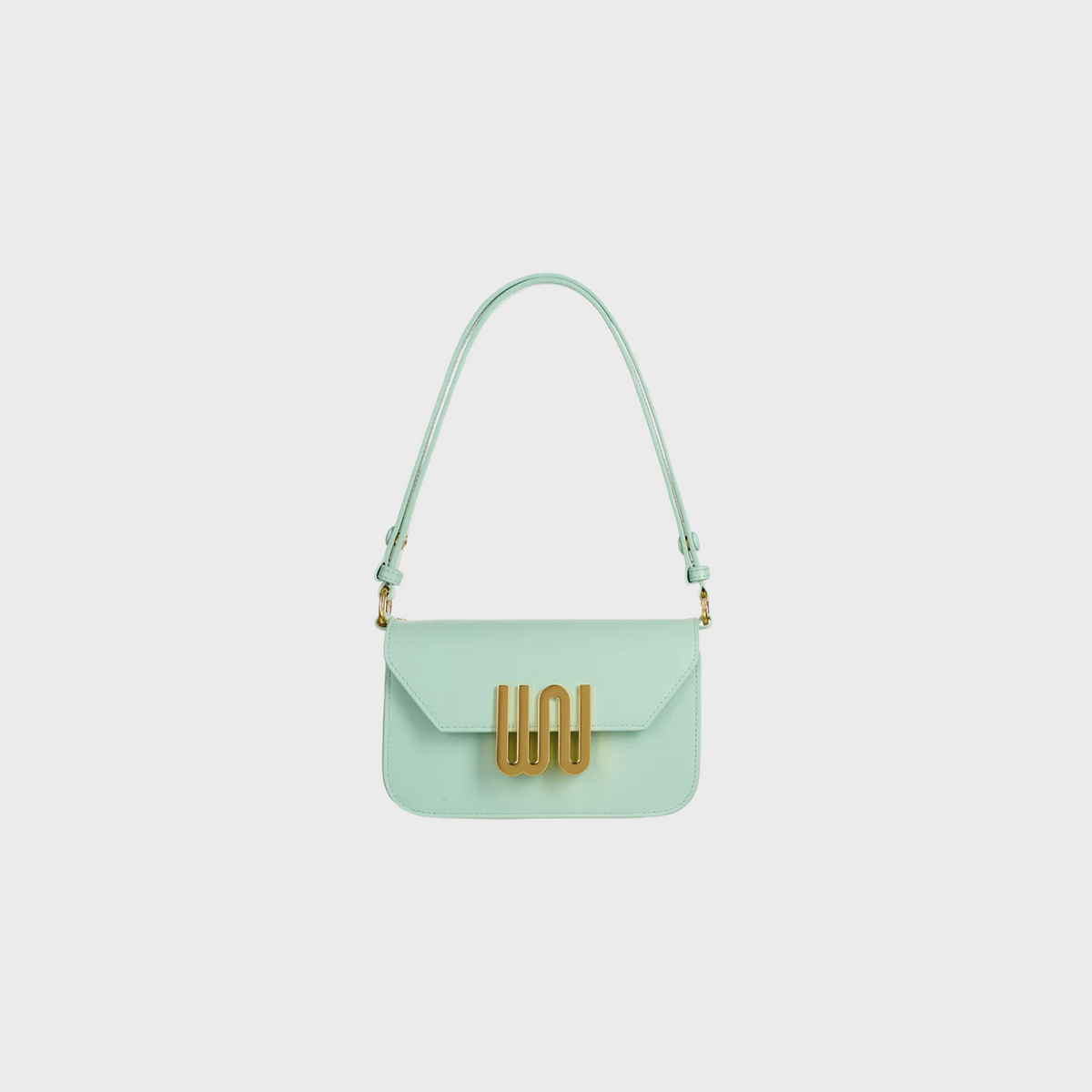 Garnet Spearmint Togo leather crossbody bag