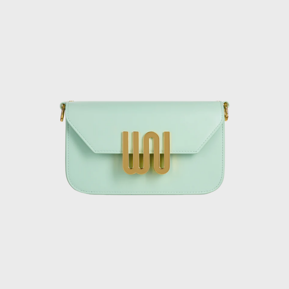 Garnet Spearmint Togo leather crossbody bag