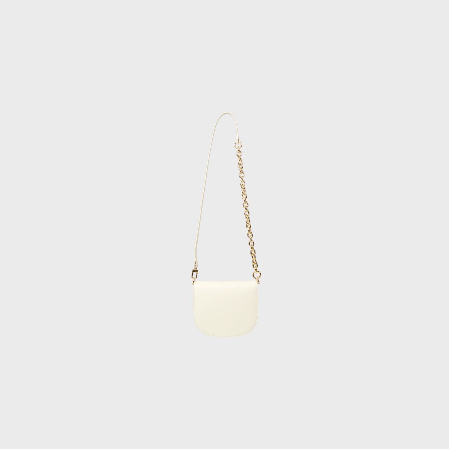 Jet Nougat structured bag in Togo leather