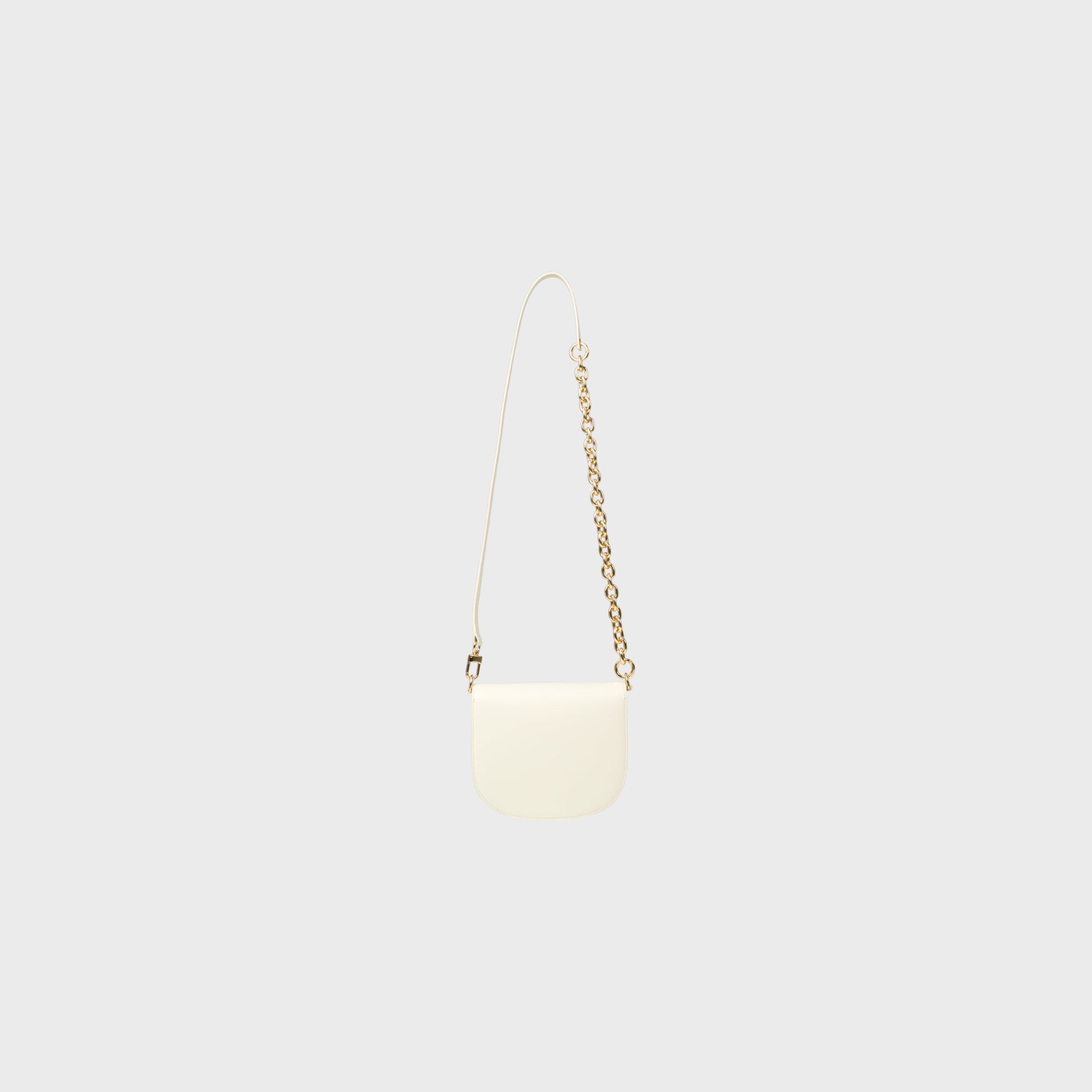 Jet Nougat structured bag in Togo leather
