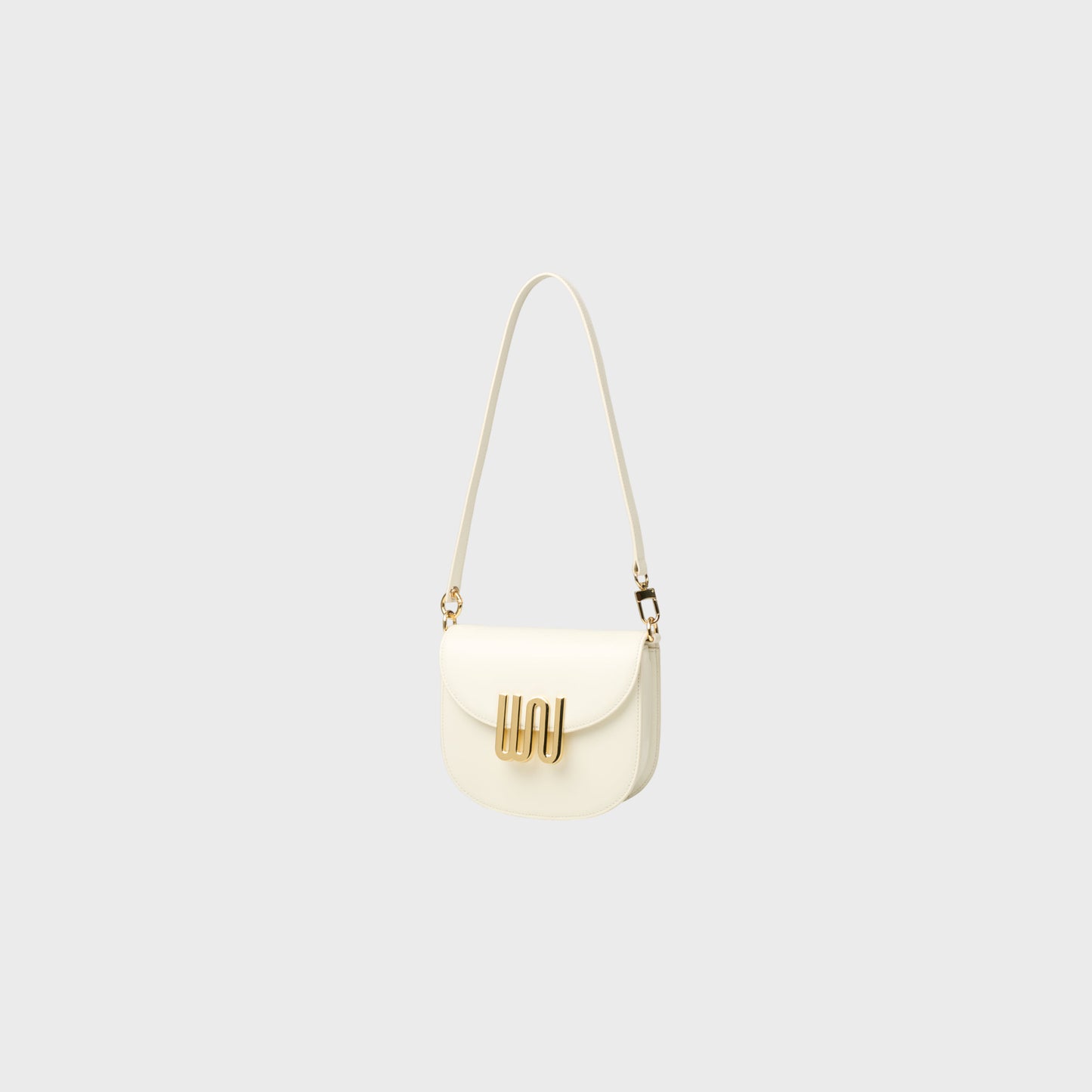 Jet Nougat structured bag in Togo leather