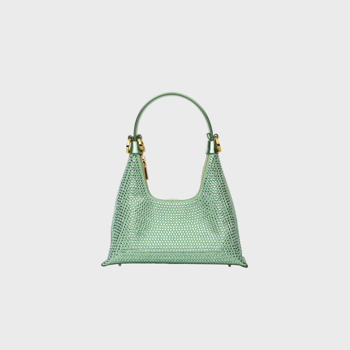 Kunzite Pistachio hobo bag in pistachio leather