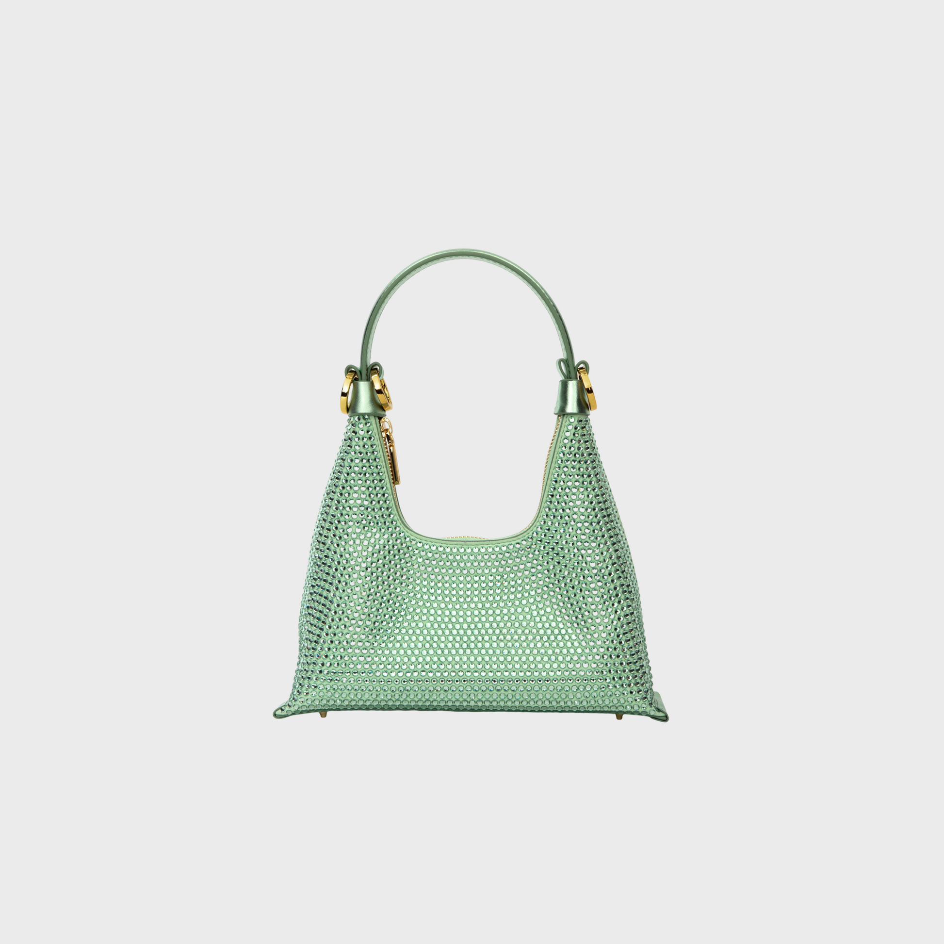 Kunzite Pistachio hobo bag in pistachio leather