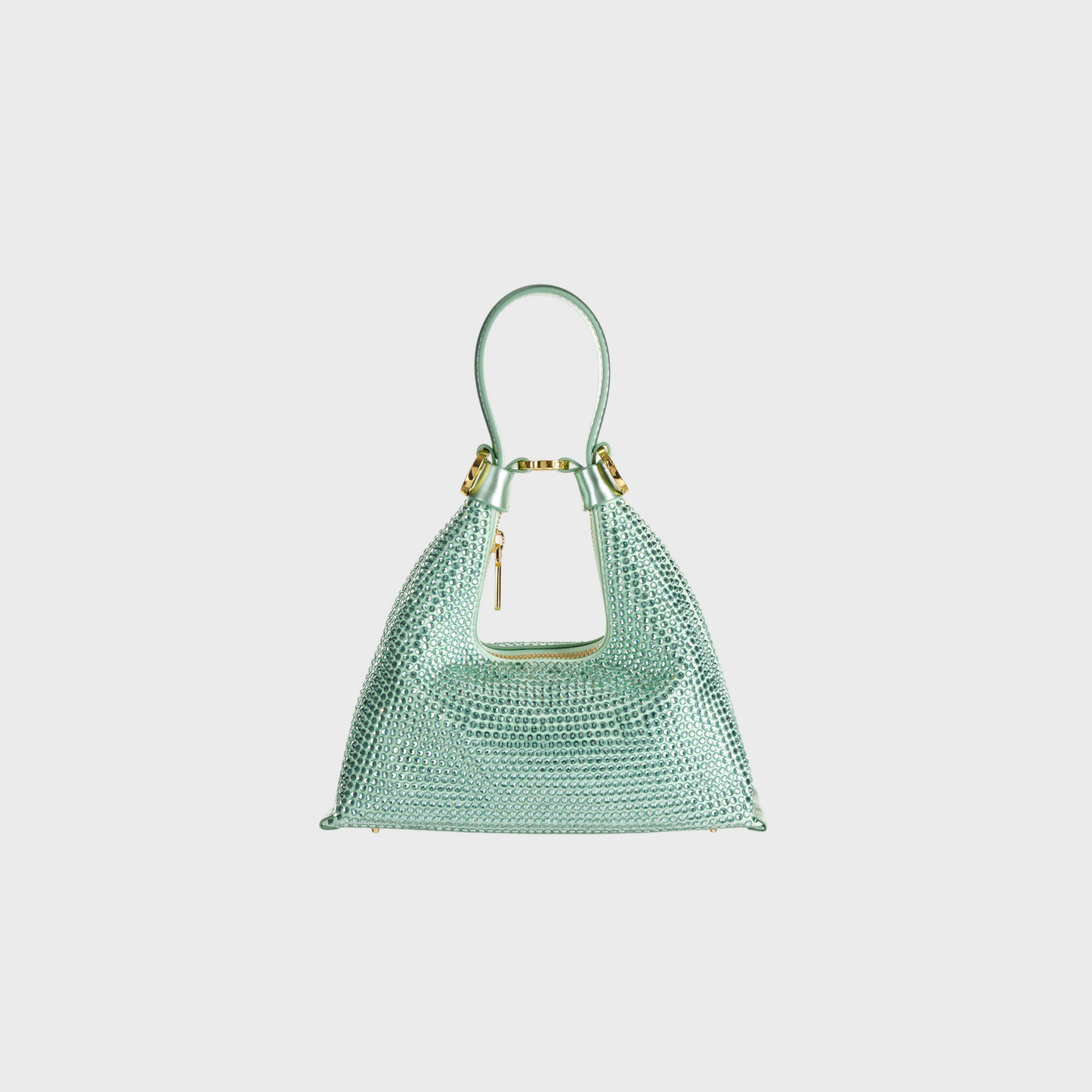 Kunzite Pistachio hobo bag in pistachio leather