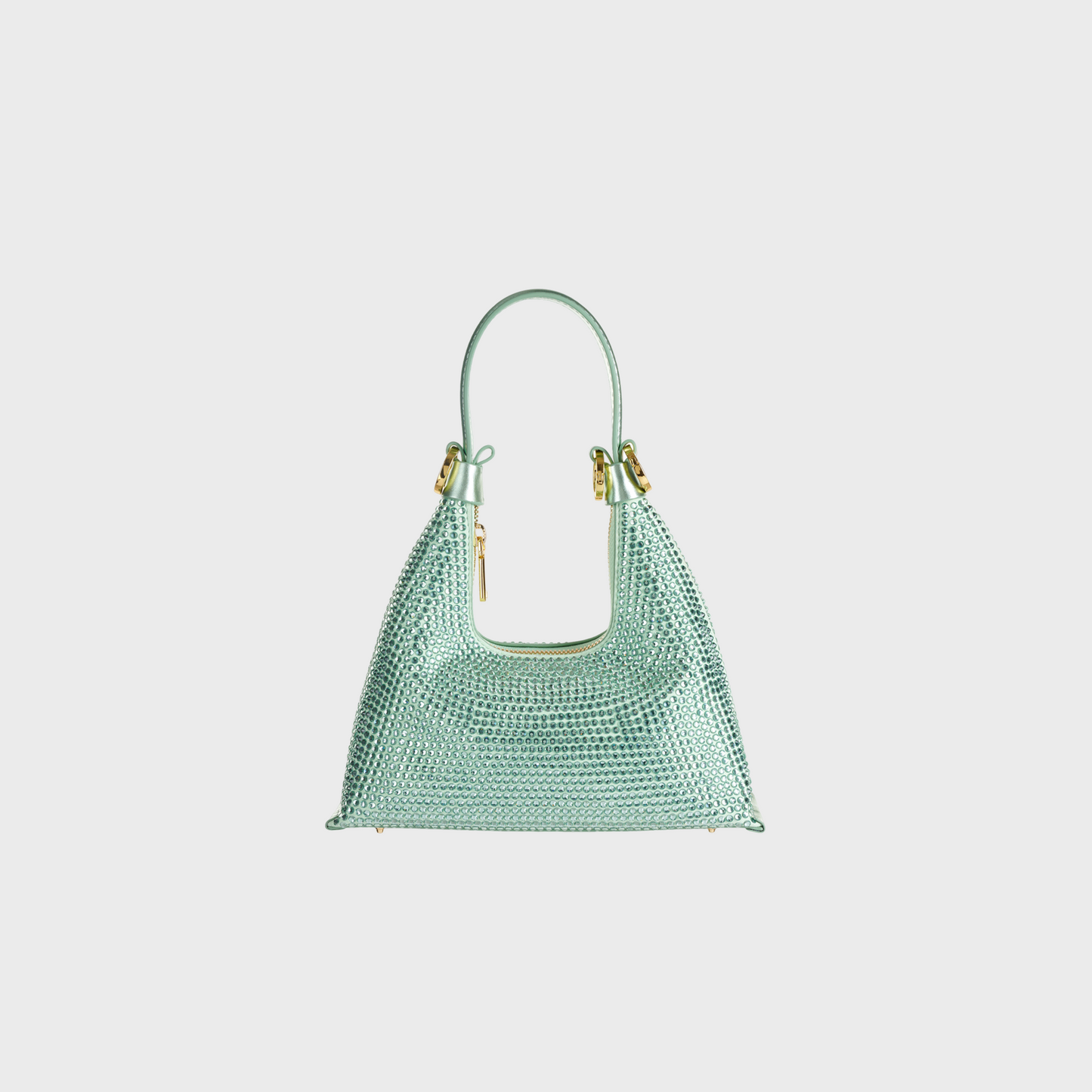 Kunzite Pistachio hobo bag in pistachio leather