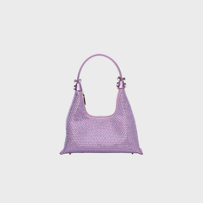 Kunzite Lavender hobo bag in lavender leather