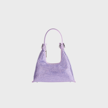 Kunzite Lavender hobo bag in lavender leather