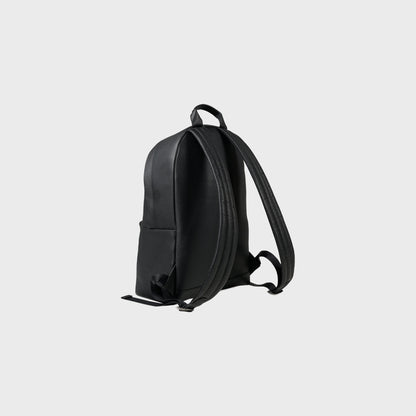 Malachite Noir backpack in matte black Togo leather