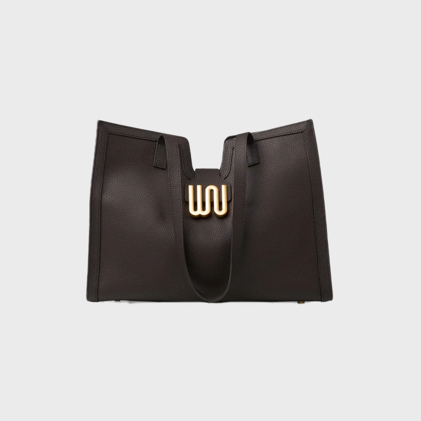 Obsidian Cocoa large tote in cocoa Togo leather