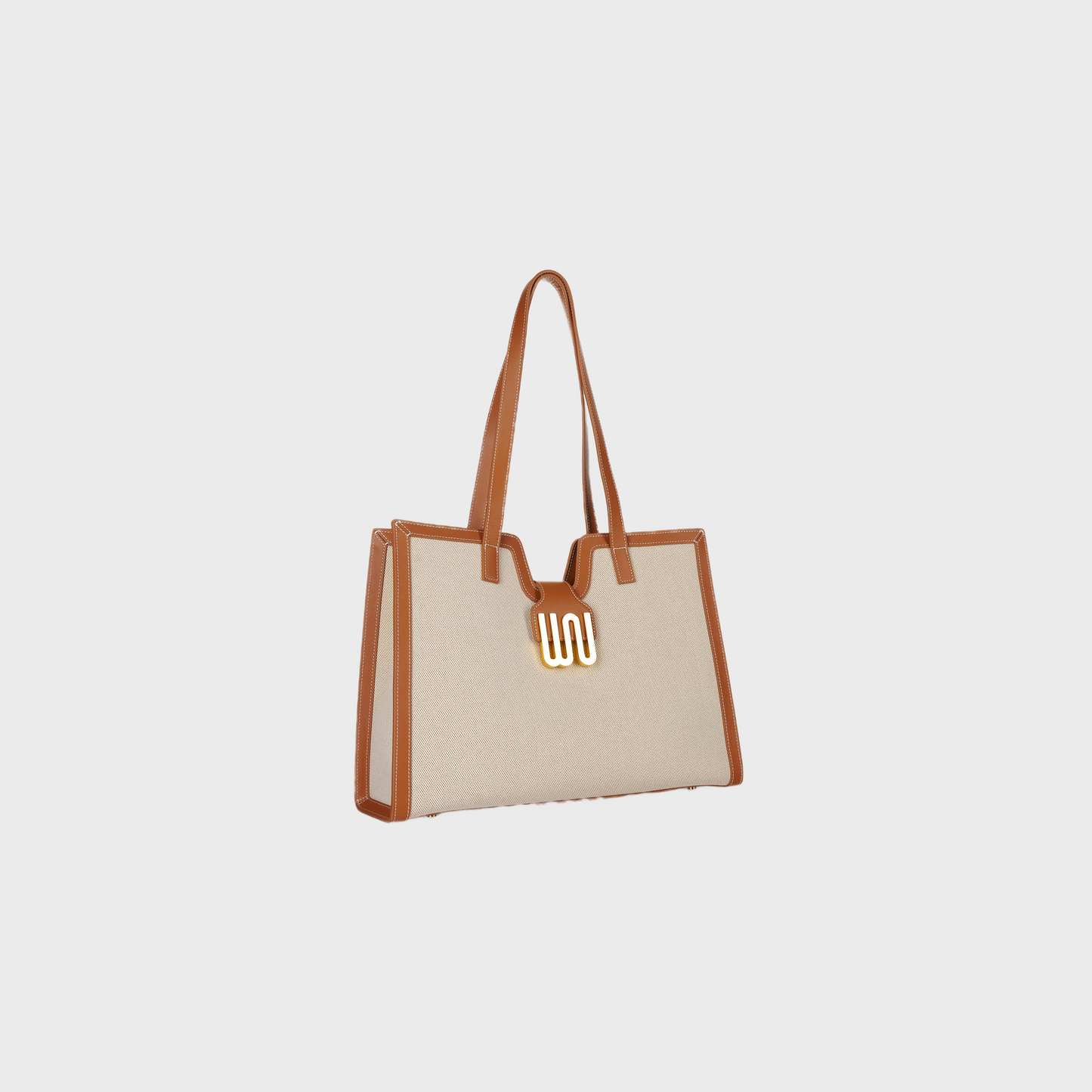 Obsidian Toffee large tote in soft grain leather