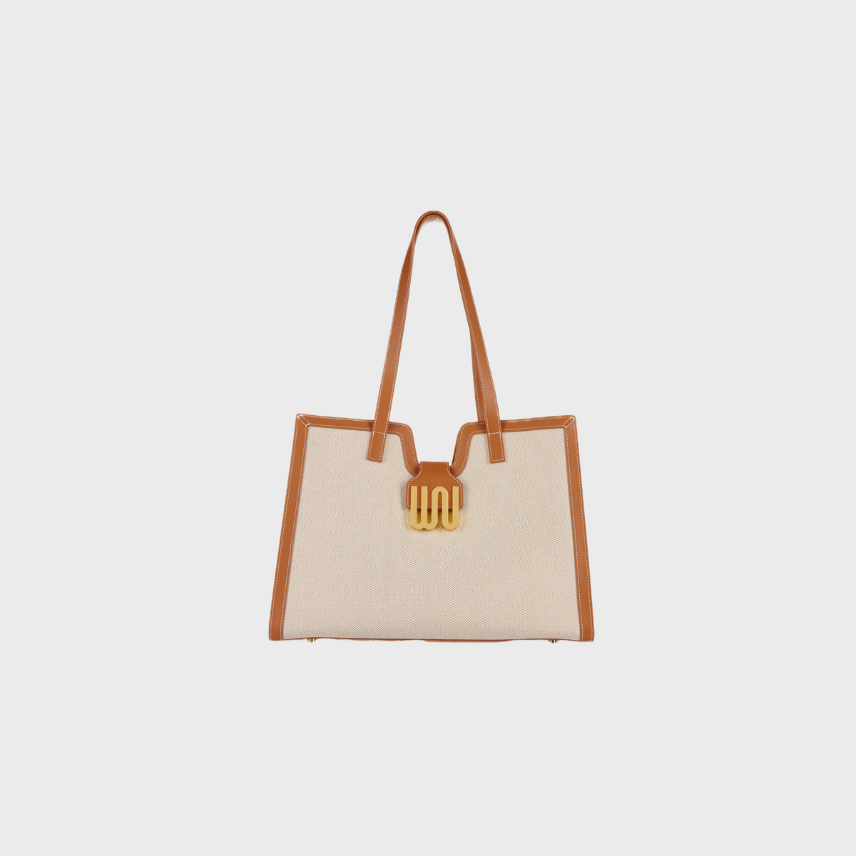 Obsidian Toffee large tote in soft grain leather