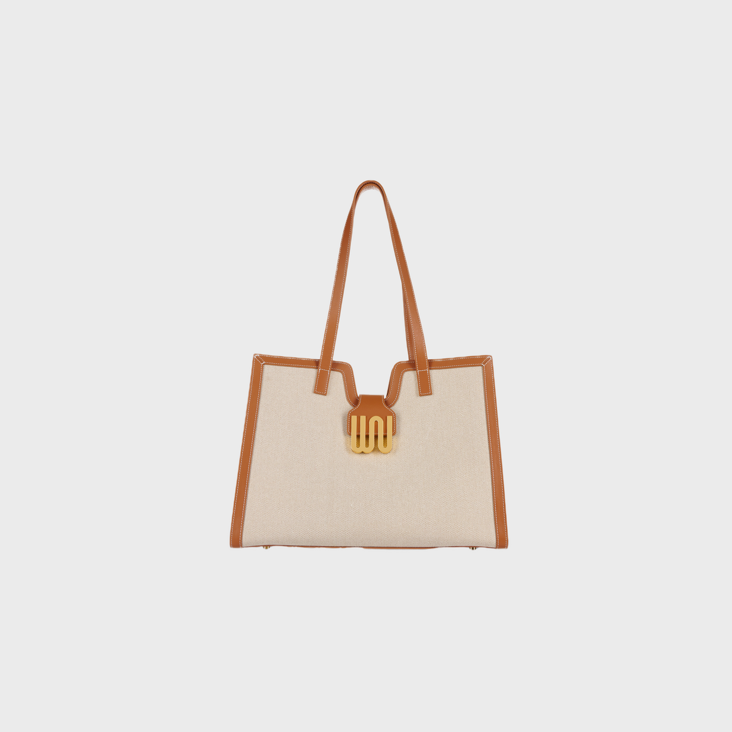 Obsidian Toffee large tote in soft grain leather