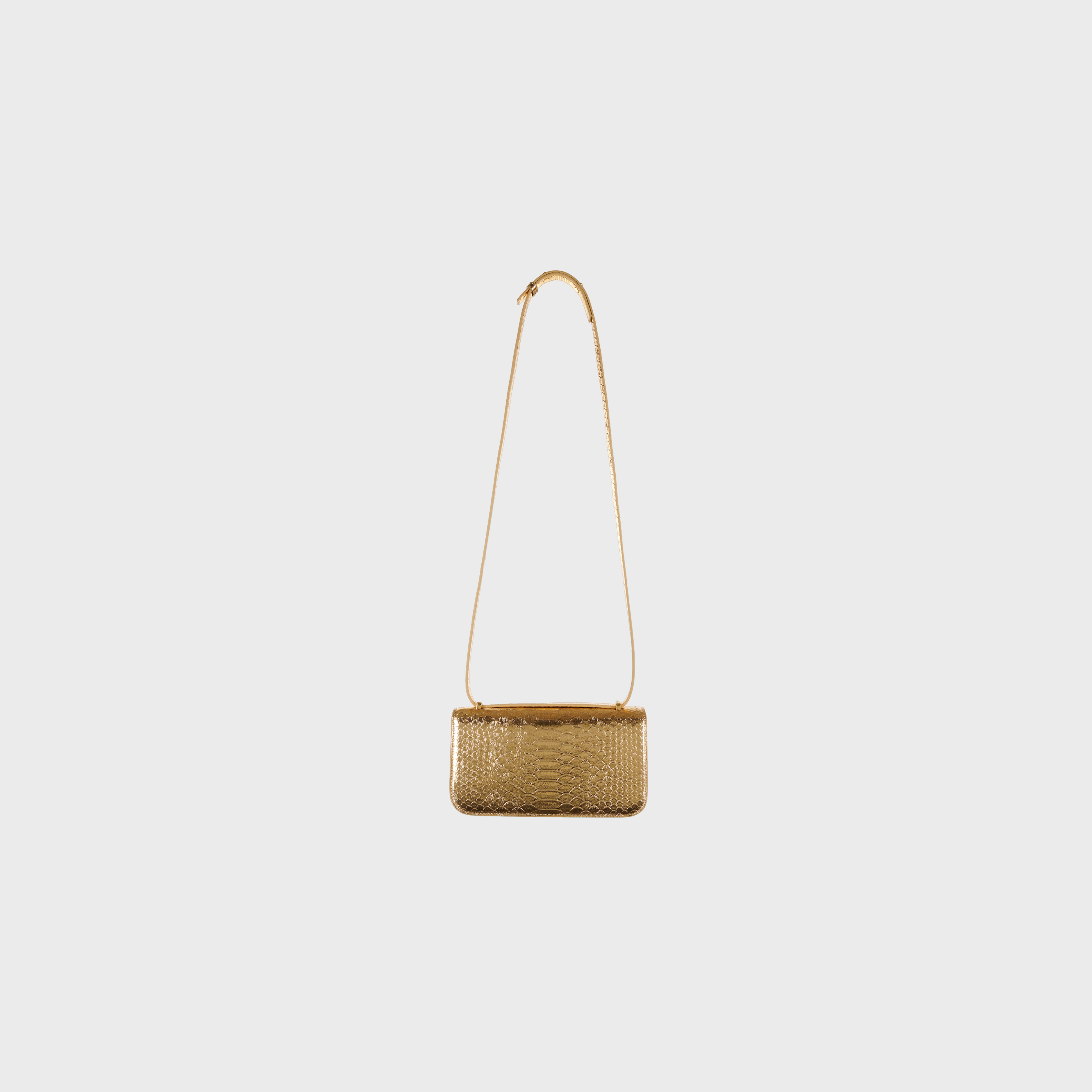 Selenite Golden shoulder bag in gold leather
