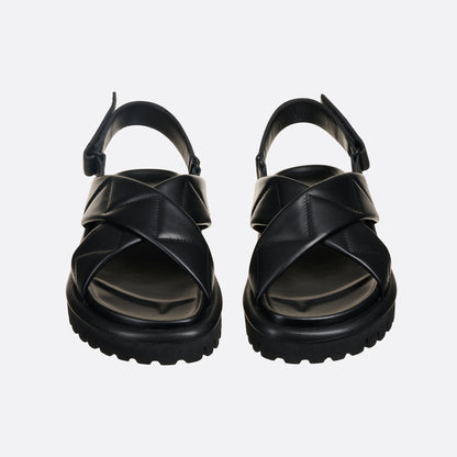 Noir Stellar Sandals