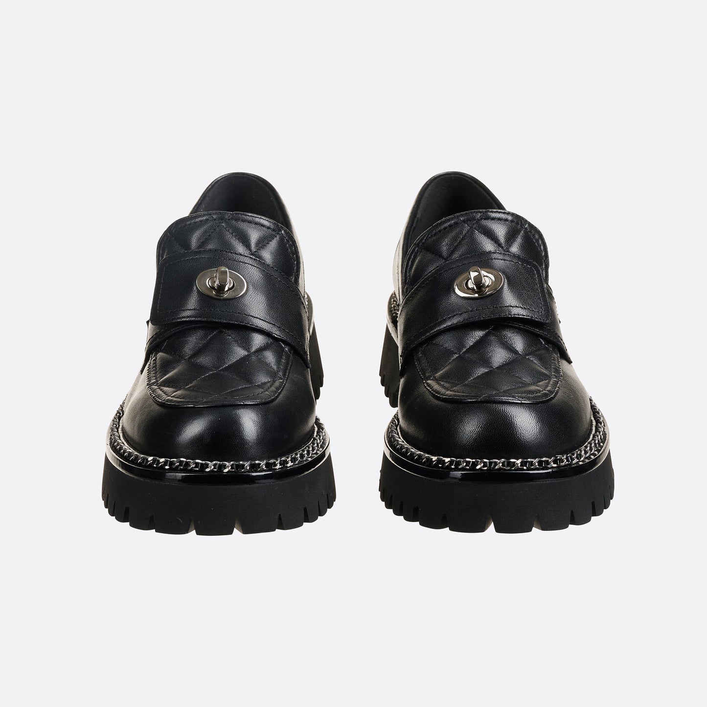Noir Serene Chunky Sneakers