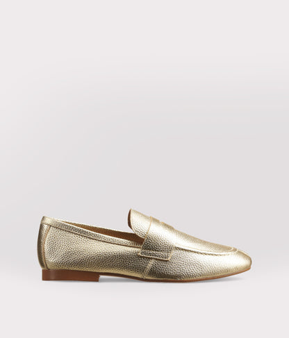 Gold Lumina Loafers