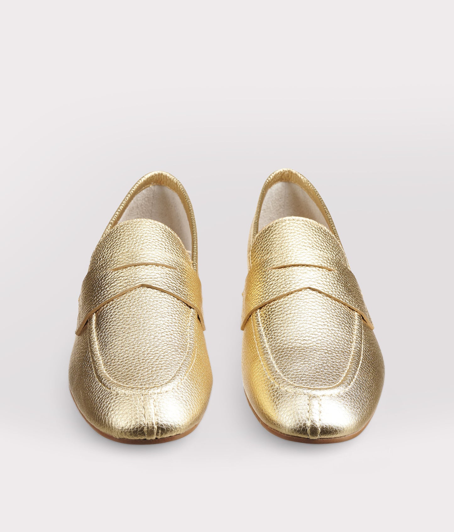 Gold Lumina Loafers