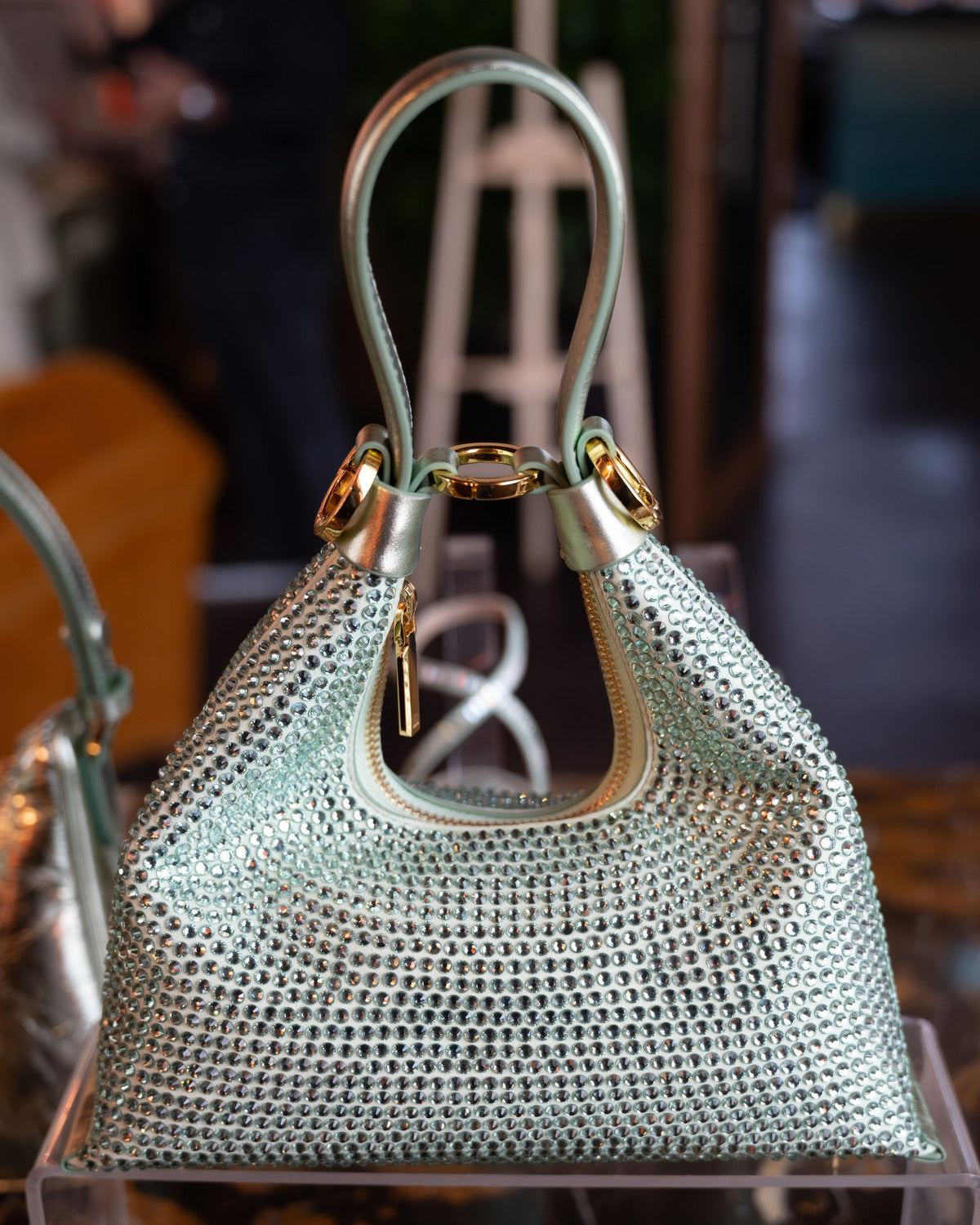 Our soft launch at Three Sips, the Palm: the crystal hobo