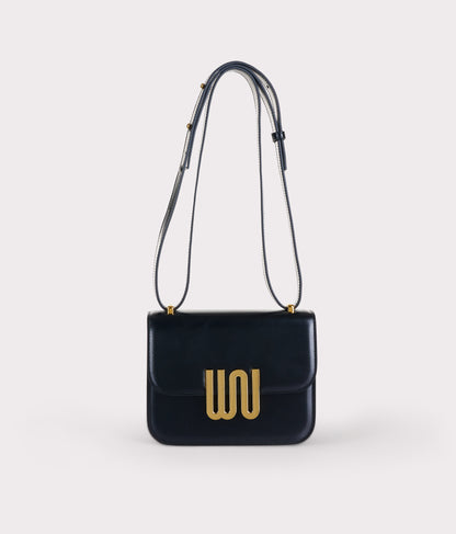 White Noise The Label Pyrite Noir crossbody bag, front view