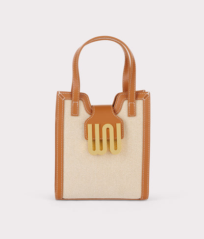 White Noise The Label Azurite Honey sling bag, side view