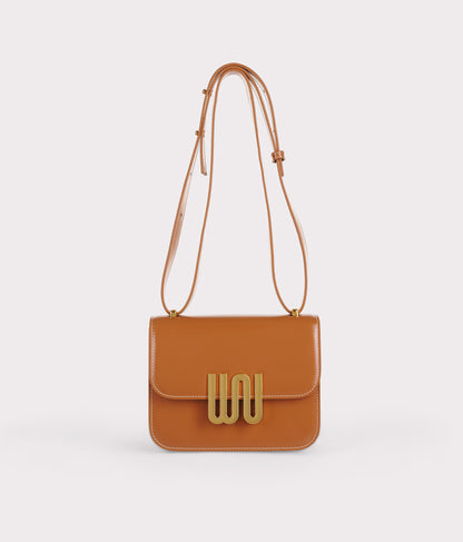 White Noise The Label Pyrite Honey crossbody bag, front view