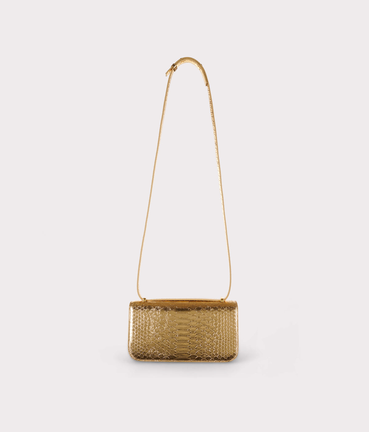 White Noise The Label Selenite Golden shoulder bag, side view