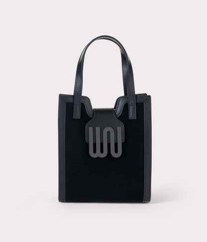 White Noise The Label Azurite Noir sling bag, side view