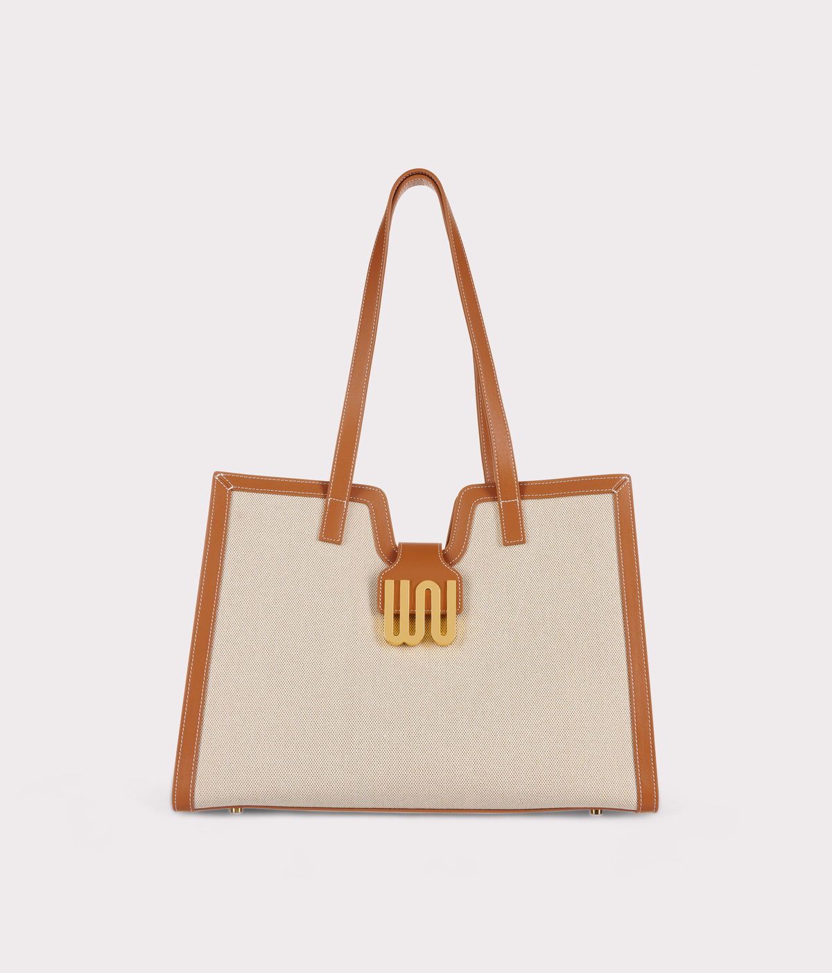 White Noise The Label Obsidian Honey large tote, hardware and interior detail