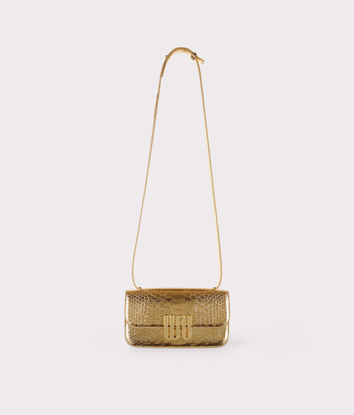 White Noise The Label Selenite Golden shoulder bag, detail