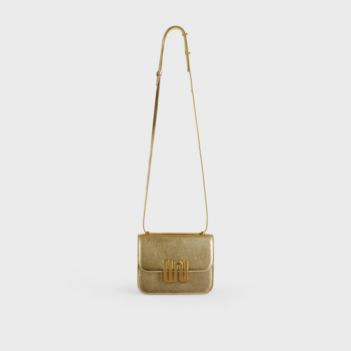 White Noise The Label Pyrite Golden crossbody, full strap